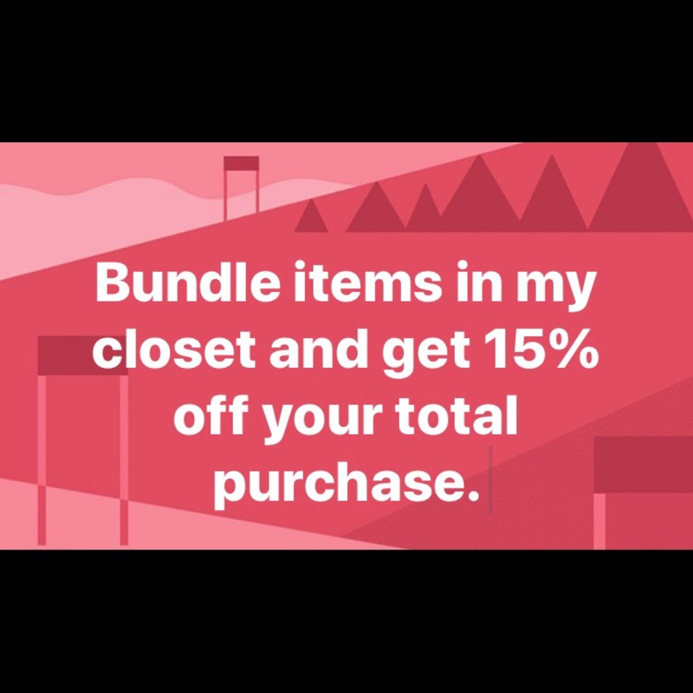 Bundle 2 items or more! Get 15% off your purchase!